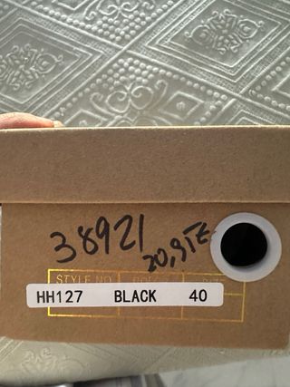 Mocasines negros señora talla 40