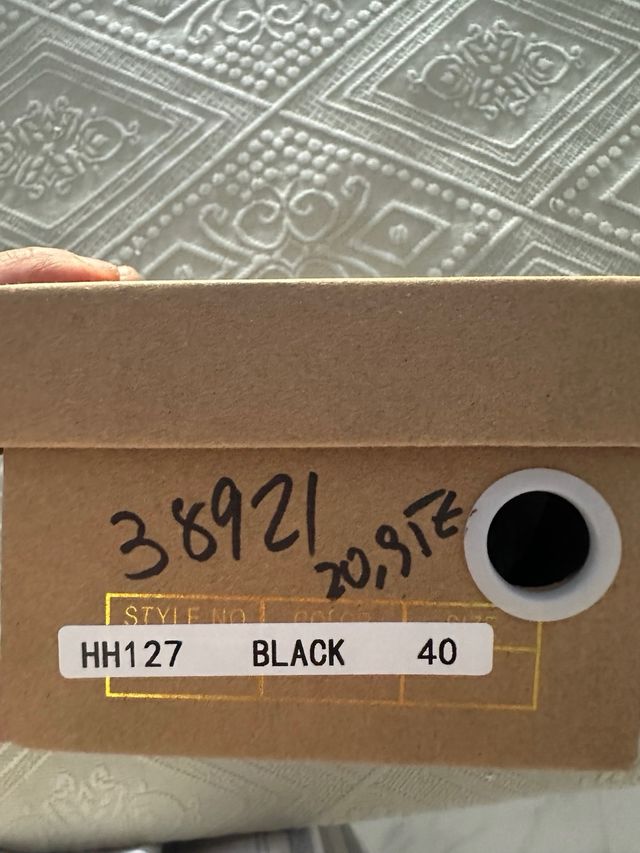 Mocasines negros señora talla 40