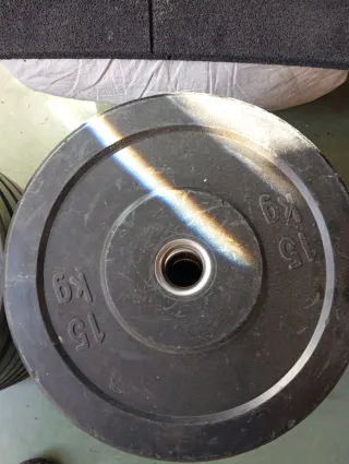 Barra 20kg + 220kg discos