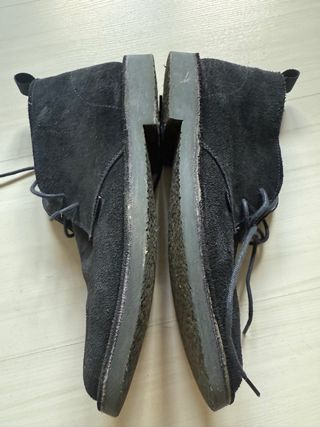 Botines ante Scotta azules