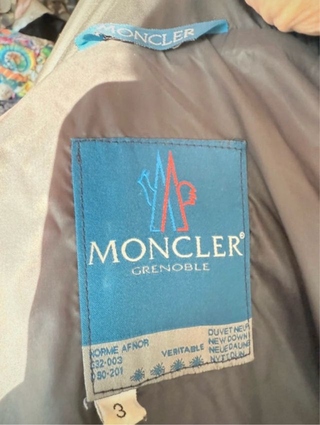 Piumino unisex nero taglia 3 per moncler 46/48