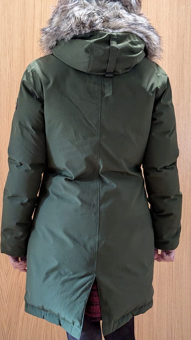 Abrigo verde Superdry con capucha