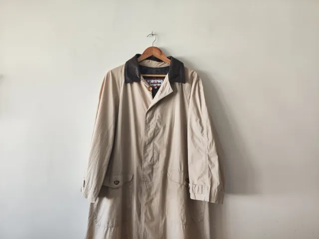 Gabardina vintage beige