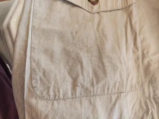 Gabardina vintage beige