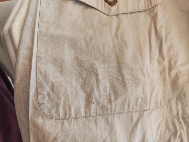 Gabardina vintage beige