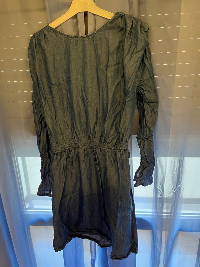 Vestido vaquero manga larga