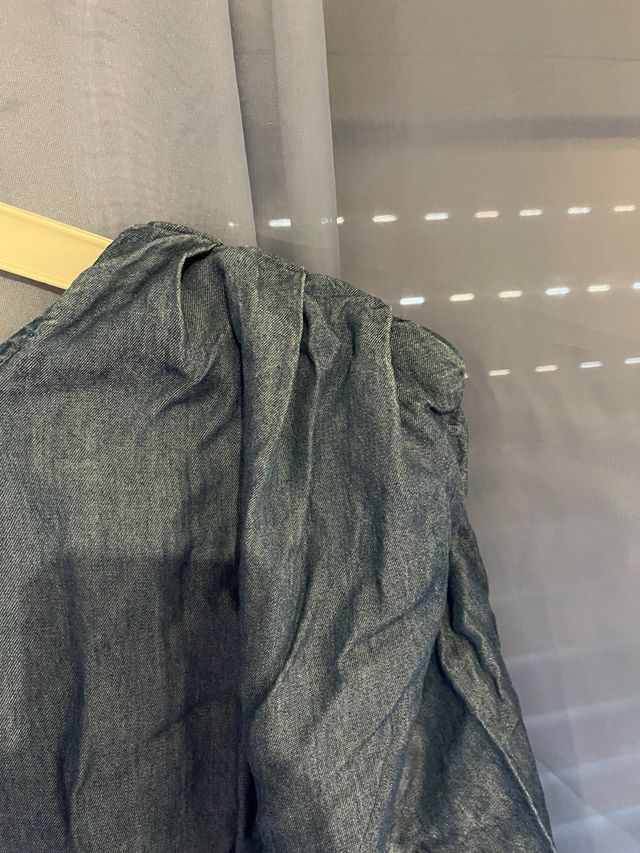 Vestido vaquero manga larga