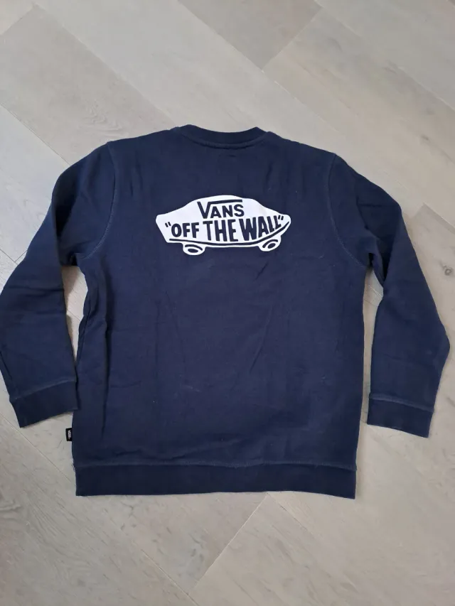 Sudadera Vans niño azul. Talla X-Large.