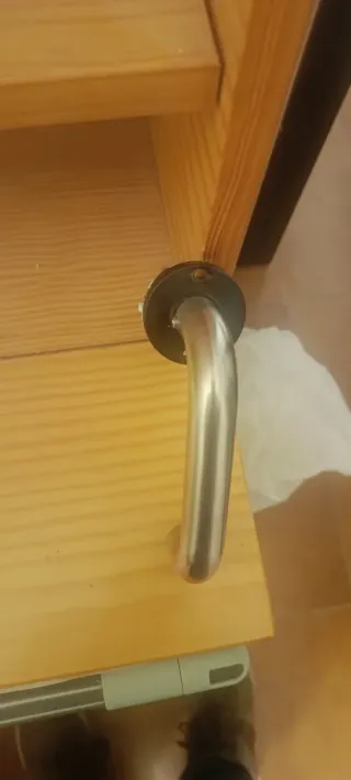 6 Manillas Puerta Acero Inoxidable con picaporte