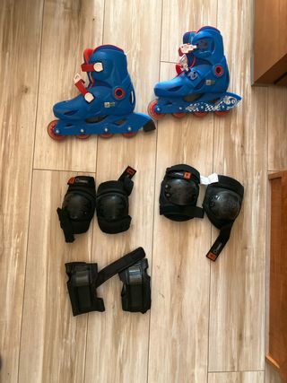 Patines número 32 a 34incluye bolsa y proteccione