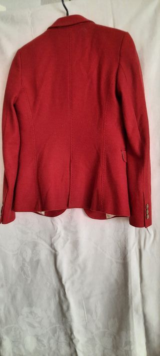 Chaqueta americana roja