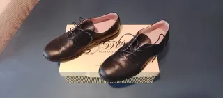 Zapatos comunión niño azul marino nº37