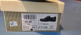 Zapatos comunión niño azul marino nº37