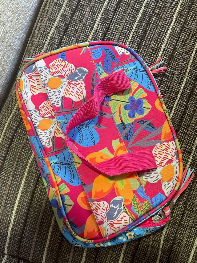 Neceser estampado tropical