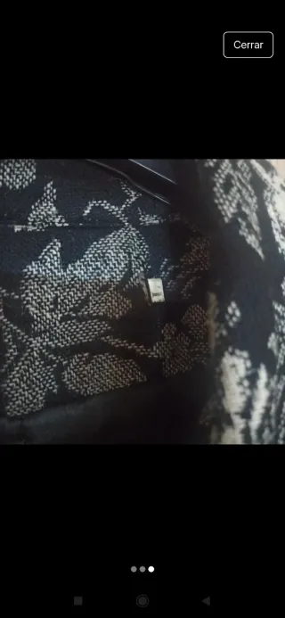 Abrigo estampado floral