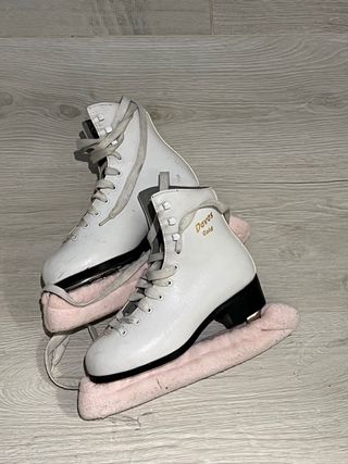 Patines de Hielo Blancos Davos Gold