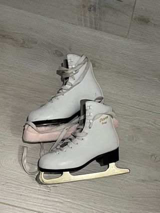 Patines de Hielo Blancos Davos Gold