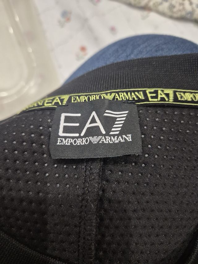 Sudadera EA7 Verde y Negra