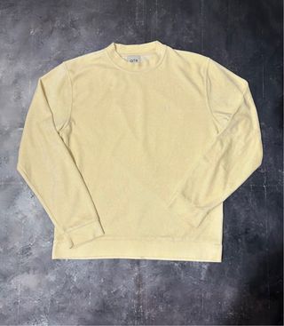 Felpa Arte velluto gialla