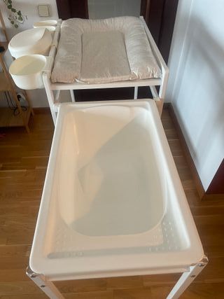 Cambiador bañera bebé AT4 blanco