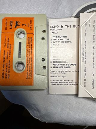Cassete Echo & The Bunnymen - Porcupine