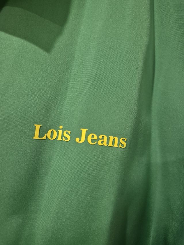 Chaqueta Lois verde y azul