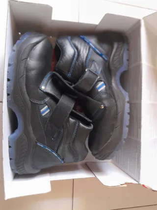 Botas de trabajo Panter negras y azules