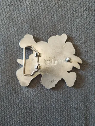 Hebilla cinturón Hooligan Calavera Huesos Cruzados