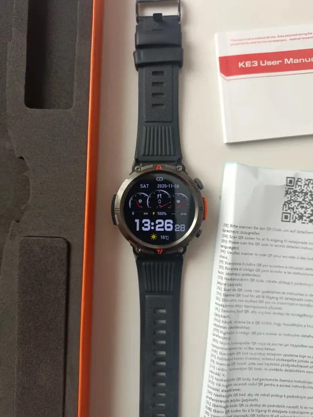 EIGIIS KE3 Smartwatch Negro