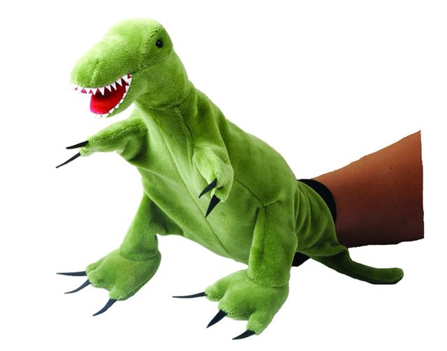 Títere Beleduc T-Rex Verde