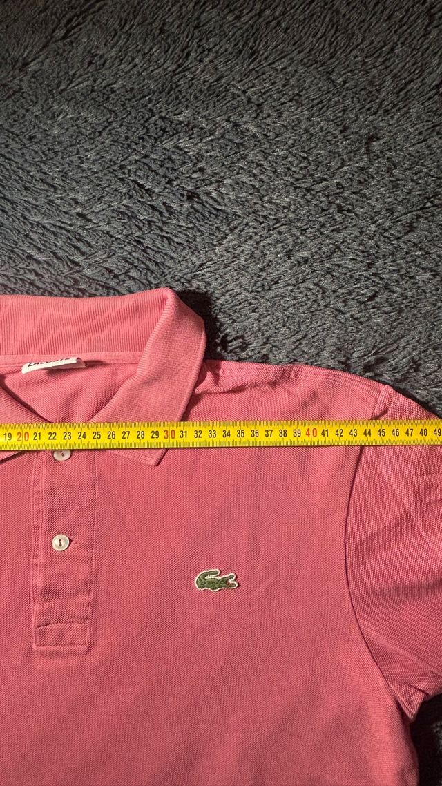 Polo Lacoste Original Rosa en Perfecto Estado