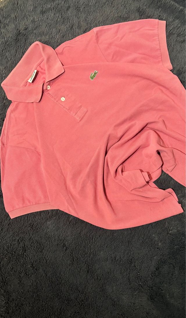 Polo Lacoste Original Rosa en Perfecto Estado