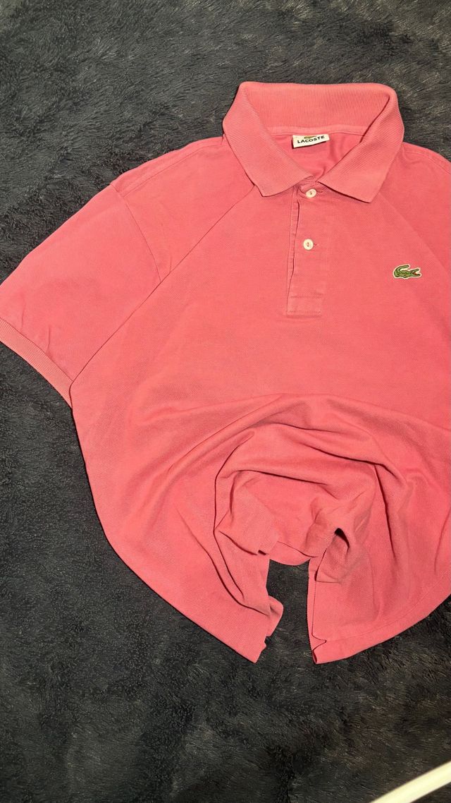 Polo Lacoste Original Rosa en Perfecto Estado