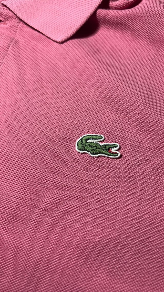 Polo Lacoste Original Rosa en Perfecto Estado