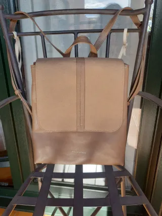 Bolso-Mochila Paco Martinez Beige/Marrón