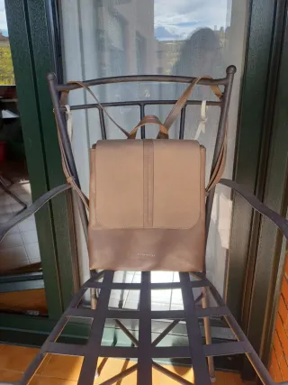 Bolso-Mochila Paco Martinez Beige/Marrón