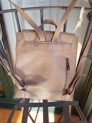 Bolso-Mochila Paco Martinez Beige/Marrón