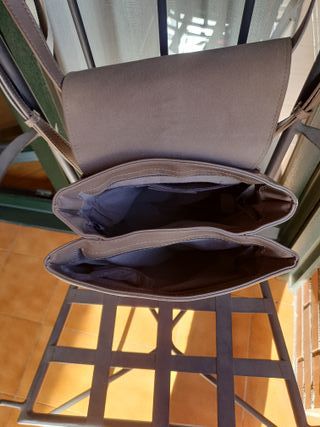 Bolso-Mochila Paco Martinez Beige/Marrón