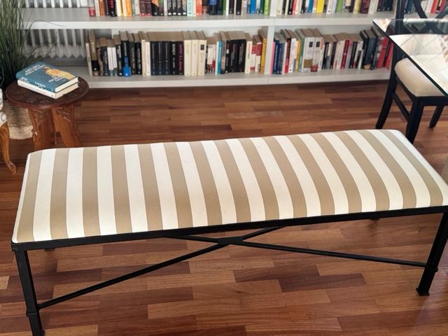 Mesa de comedor diseño cristal y piedra