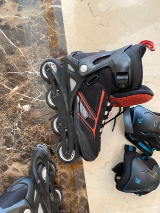 kit completo Patines en línea y protecciones