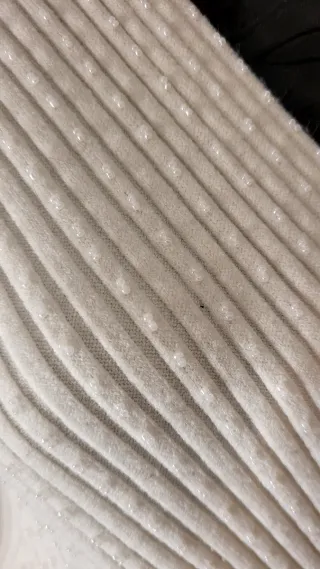 Maglioncino misto lana bianco