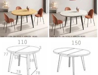 MESA DE COMEDOR EXTENSIBLE R816