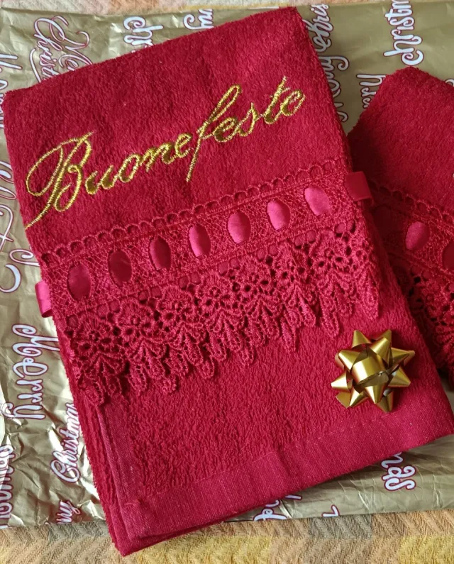 Set 2 asciugamani design natalizio 