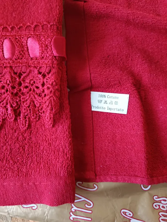 Set 2 asciugamani design natalizio 