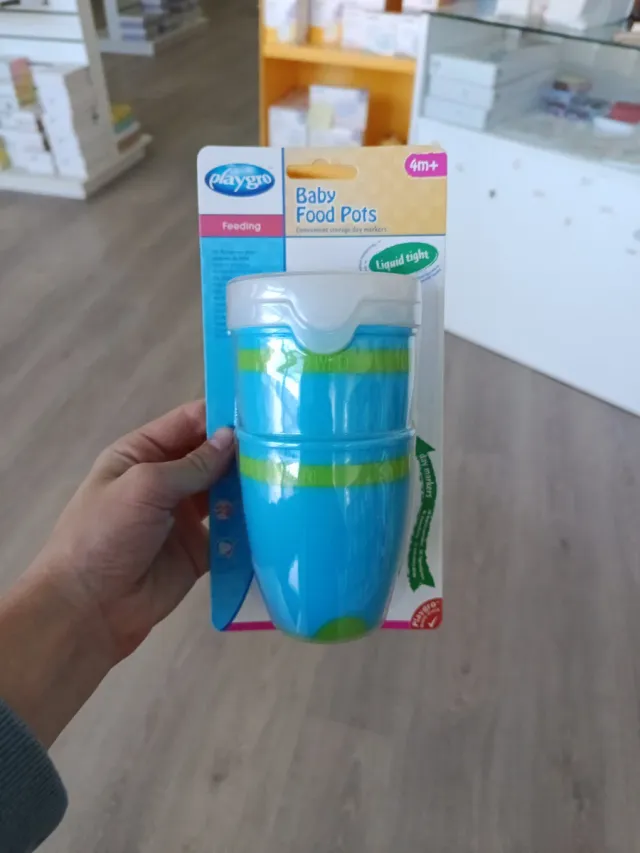 Botes comida bebé Playgro 4m+