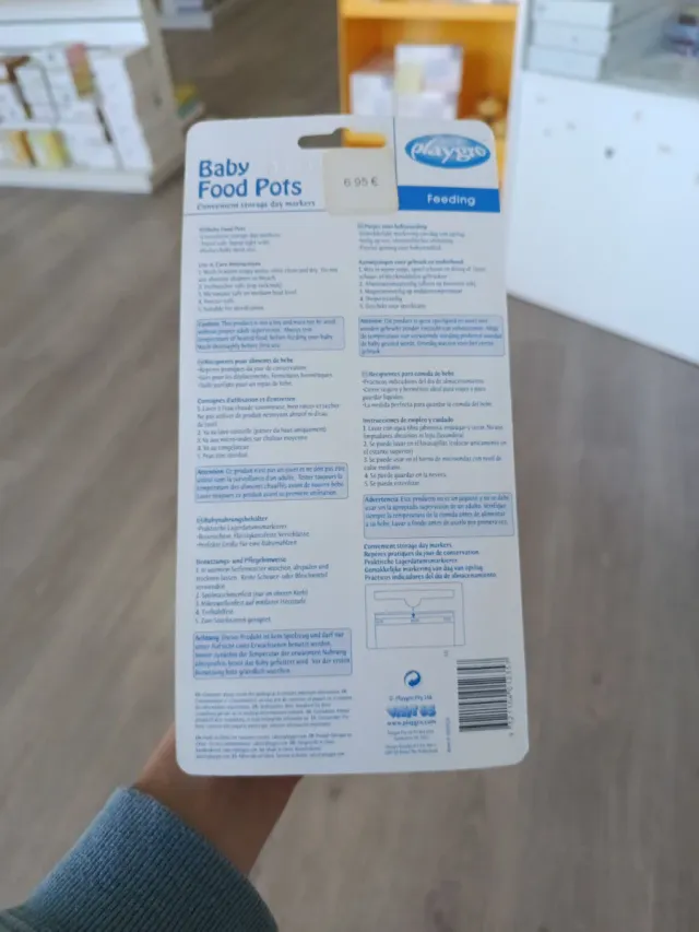 Botes comida bebé Playgro 4m+