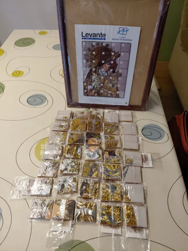 Cuadro Mosaico Virgen Desamparados