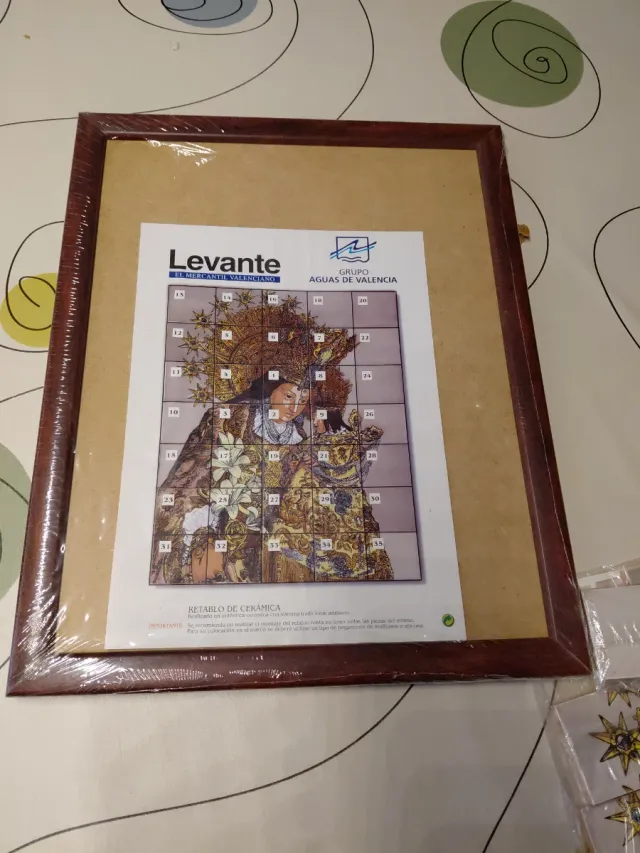 Cuadro Mosaico Virgen Desamparados