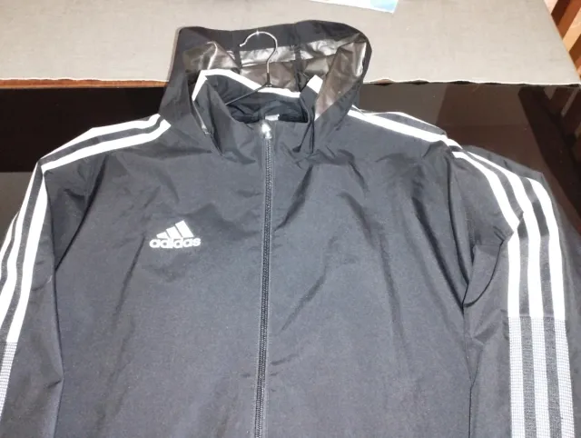 Chaqueta Adidas Hombre Negra y Gris