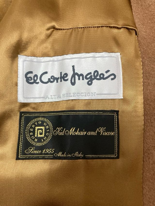 Abrigo largo marrón talla 44